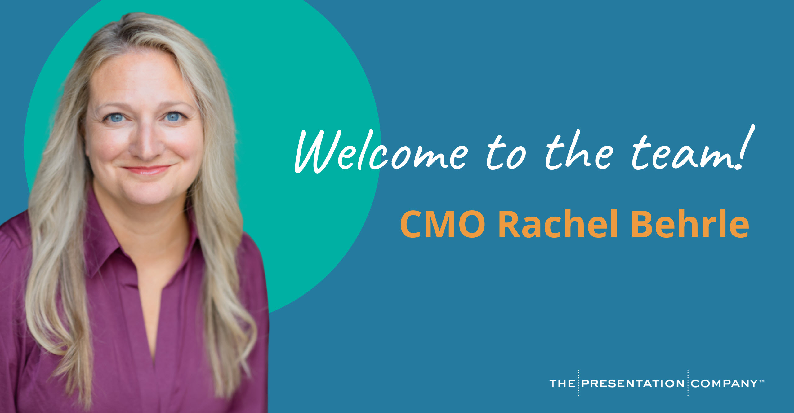 Welcome CMO Rachel Behrle
